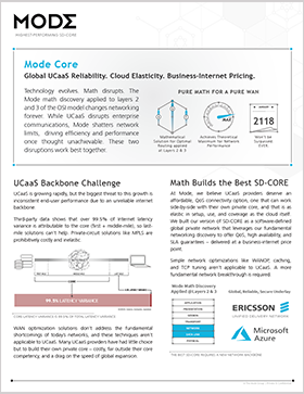 Mode Unified Communications Brochure